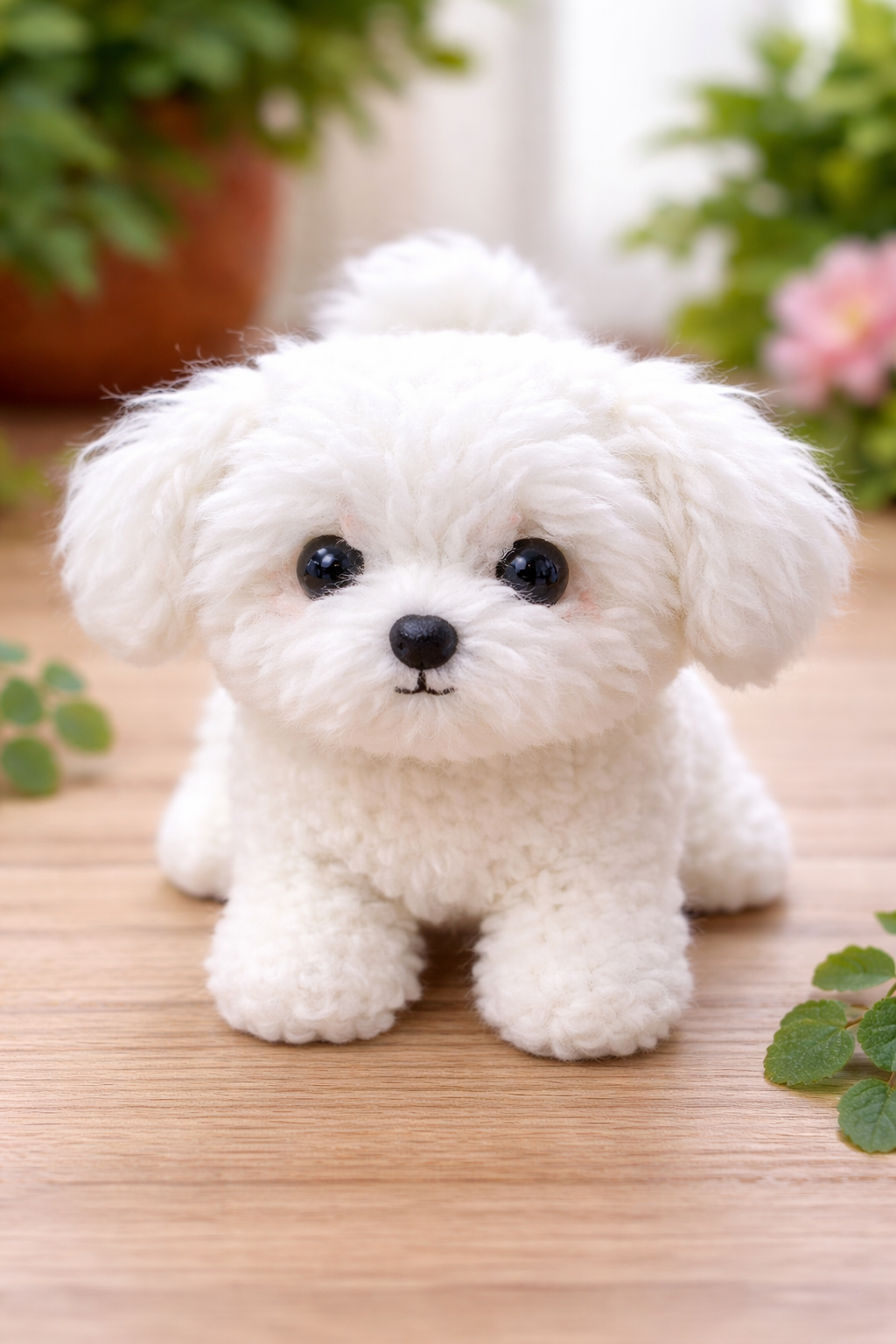Bichon Frise Crochet Pattern PDF, Fluffy Puppy Amigurumi Pattern