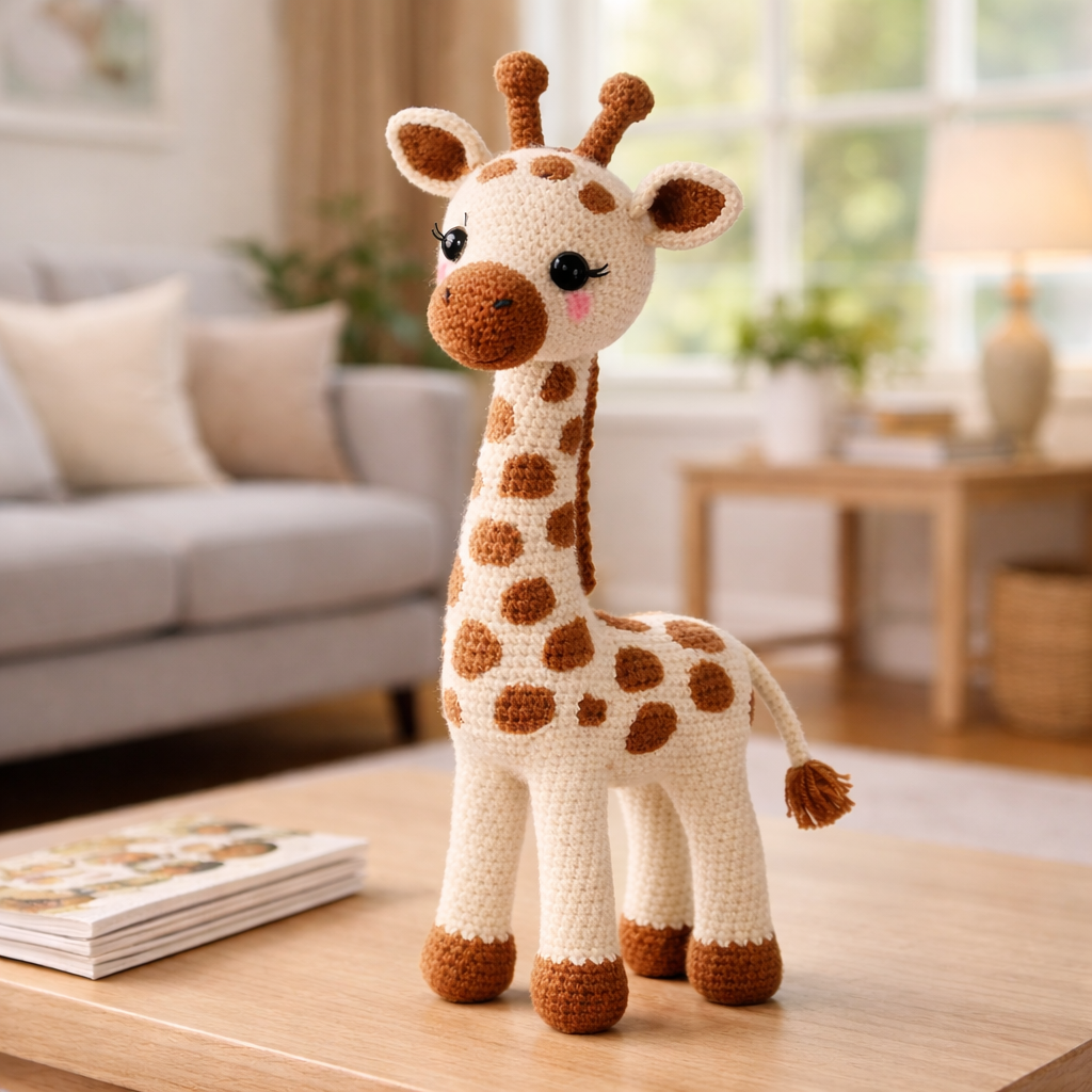 Amigurumi Giraffe Crochet Pattern PDF – Digital Download