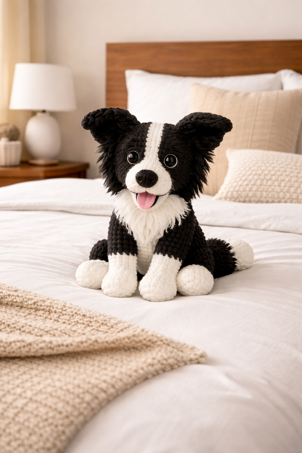 Border Collie Crochet Pattern PDF, Realistic Dog Amigurumi Pattern